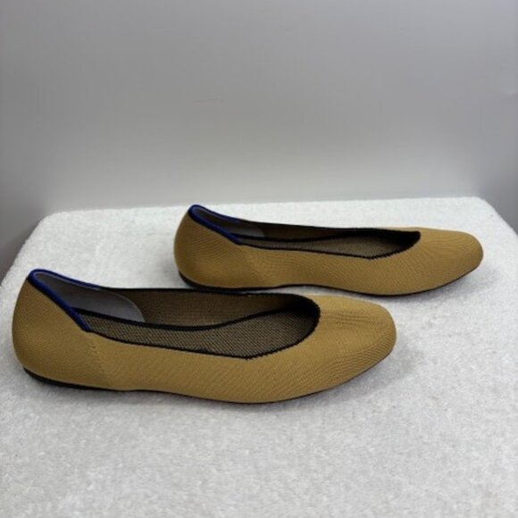 Rothy’s The Square Toe Slip-On Flats Limited Edition Chai Size 9.5 NWOB - Picture 6 of 10